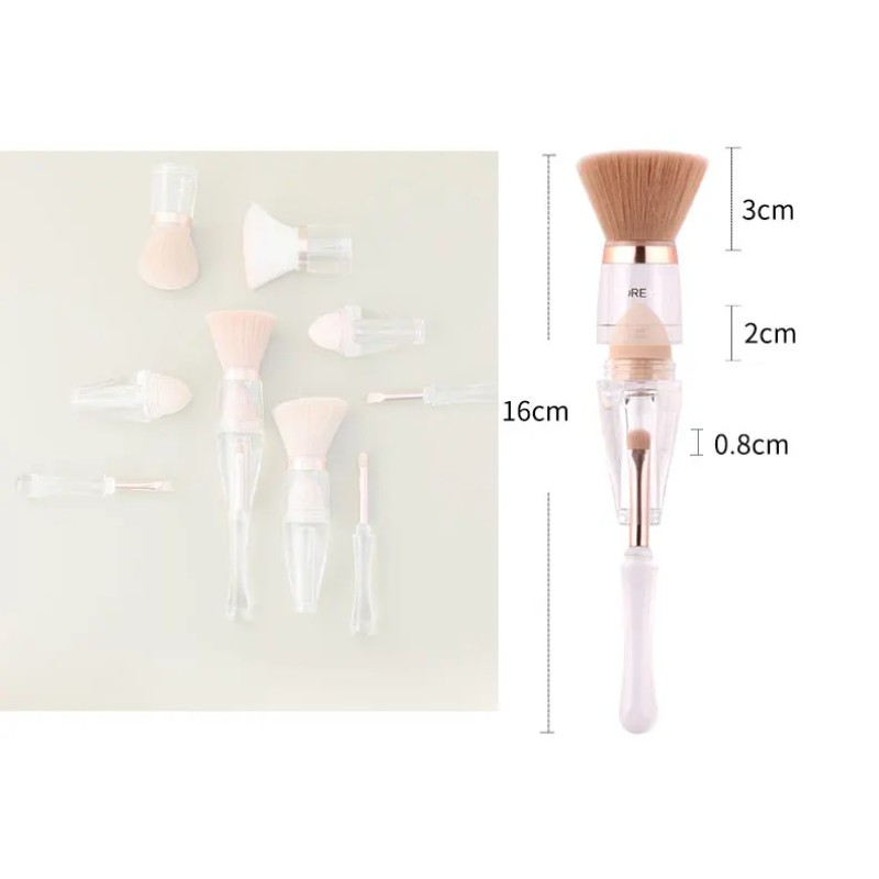 Makeup Brushes Supplier - Bulk 7 Pieces Super Soft Eye Shadow Brushes