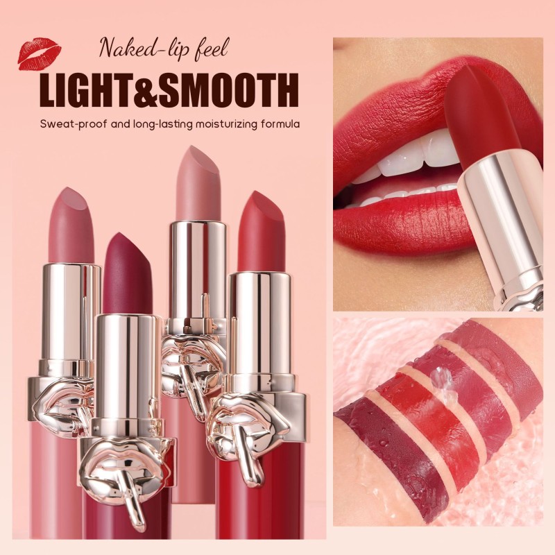 Liquid Lipstick Manufacturer - Private Label 6 Color Velvet Matte Lip Gloss