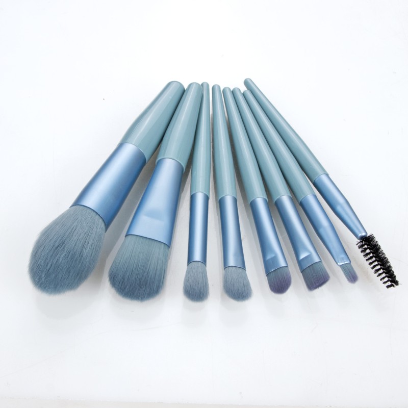 Makeup Brush Set Supplier - Bulk 5 Pcs Pink Slim Waist Brush Set