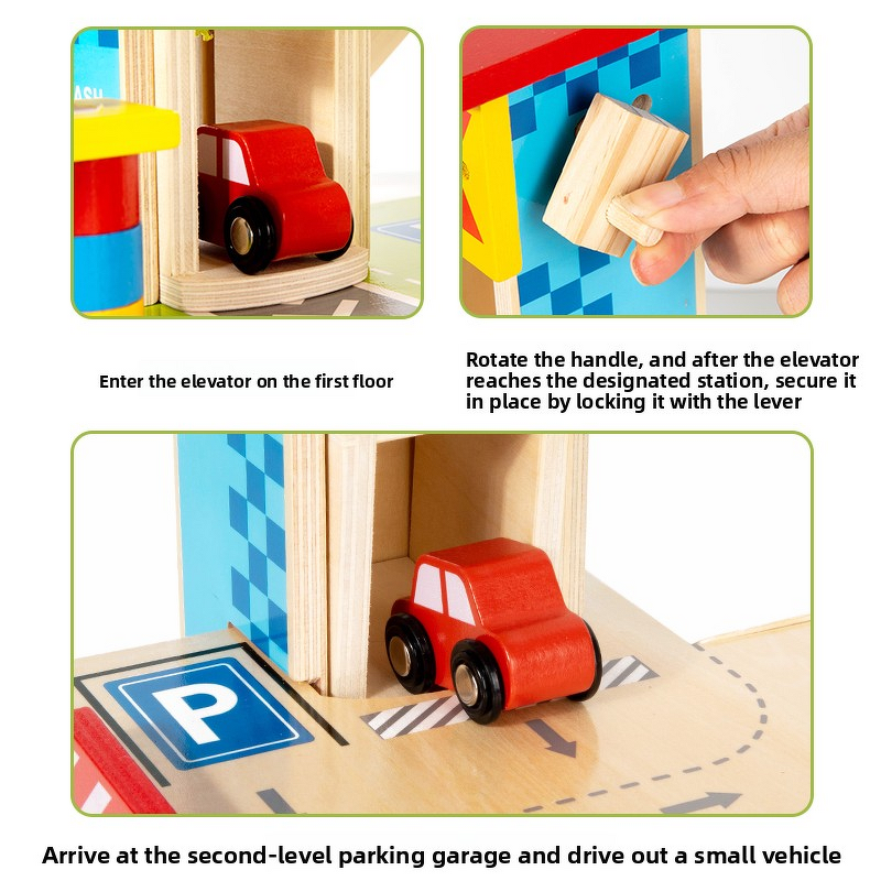 Wooden Toys Factory - OEM Car Garages Parking Lot Game