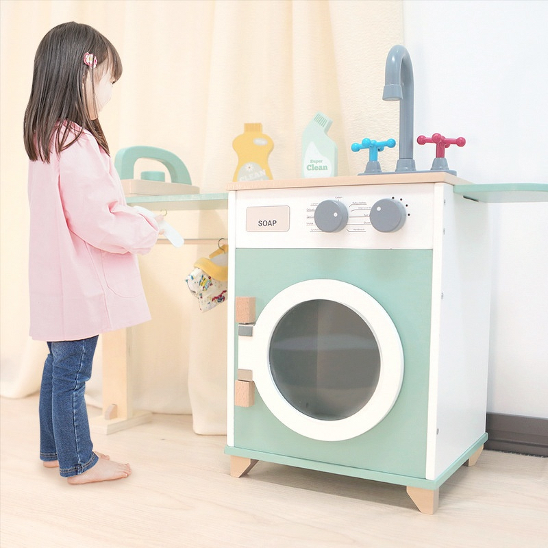 Play House Toys Factory - OEM Wooden Washing Machine Toy