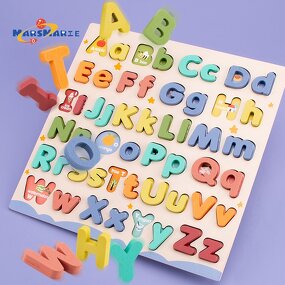 Educational Puzzles Factory - OEM 3D Letter Wood Jigsaw