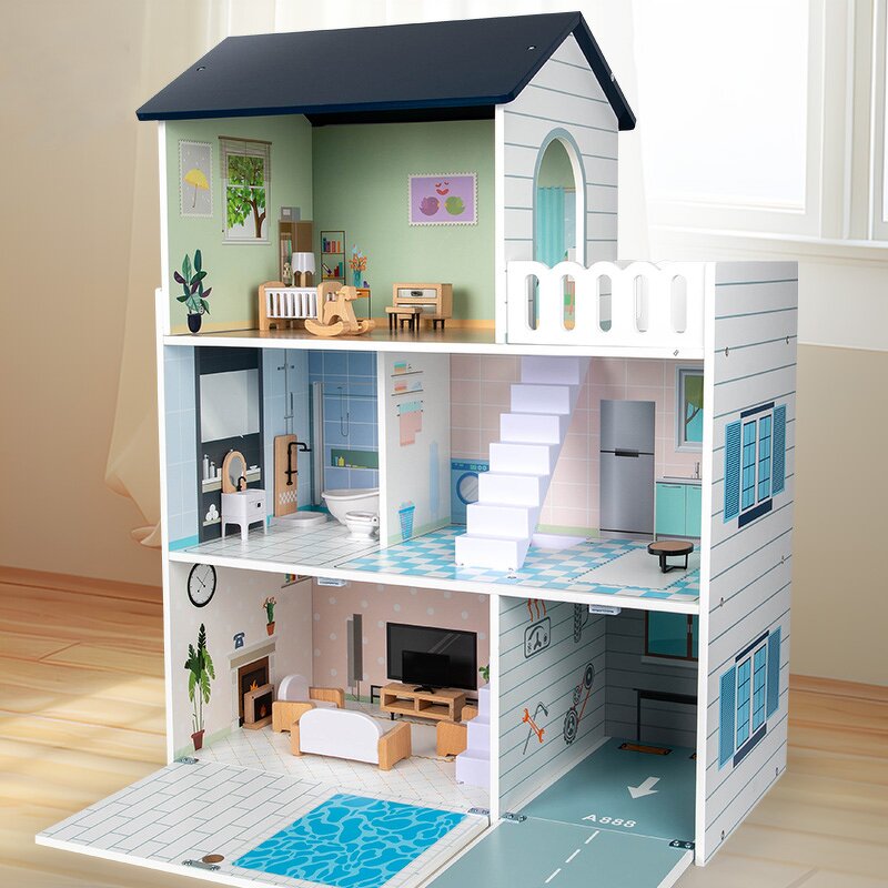 Dollhouse Factory - OEM Wooden Play House for Pretend