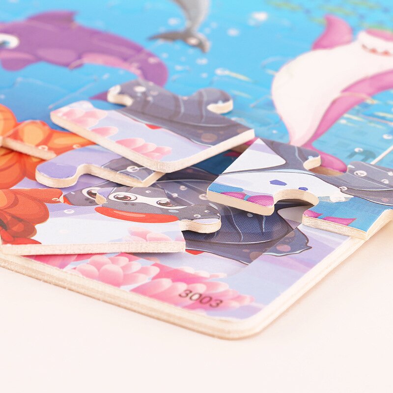 Wooden Puzzle Factory - OEM 30-Piece Dinosaur for Kids