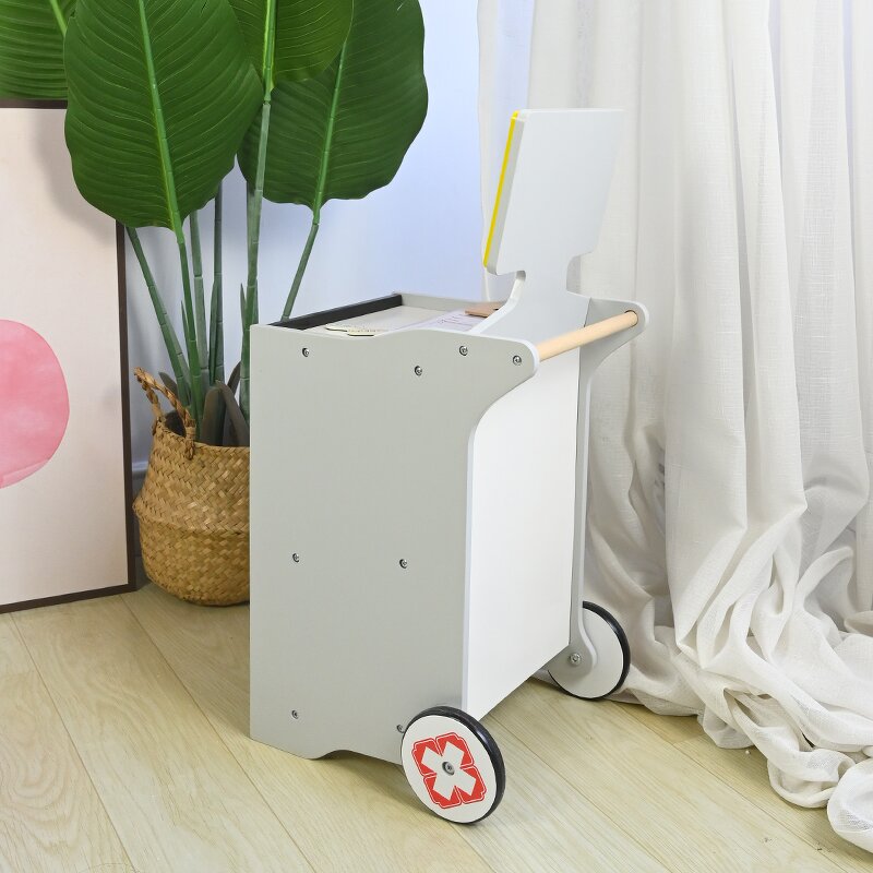 Educational Toys Factory - OEM Wooden Hospital Medical Trolley
