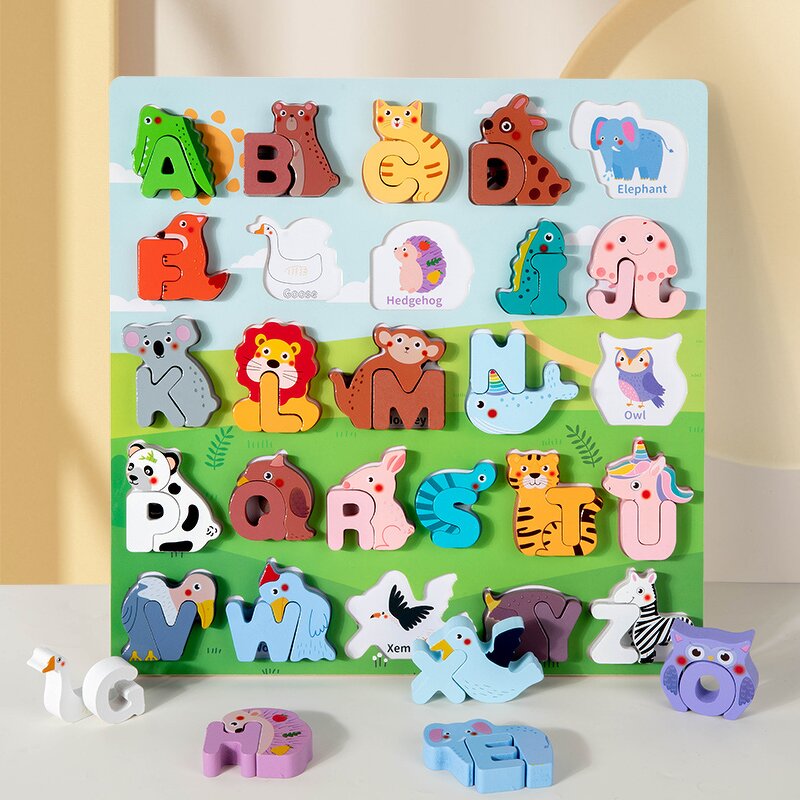 Educational Toys Factory - OEM English Alphabet Puzzle