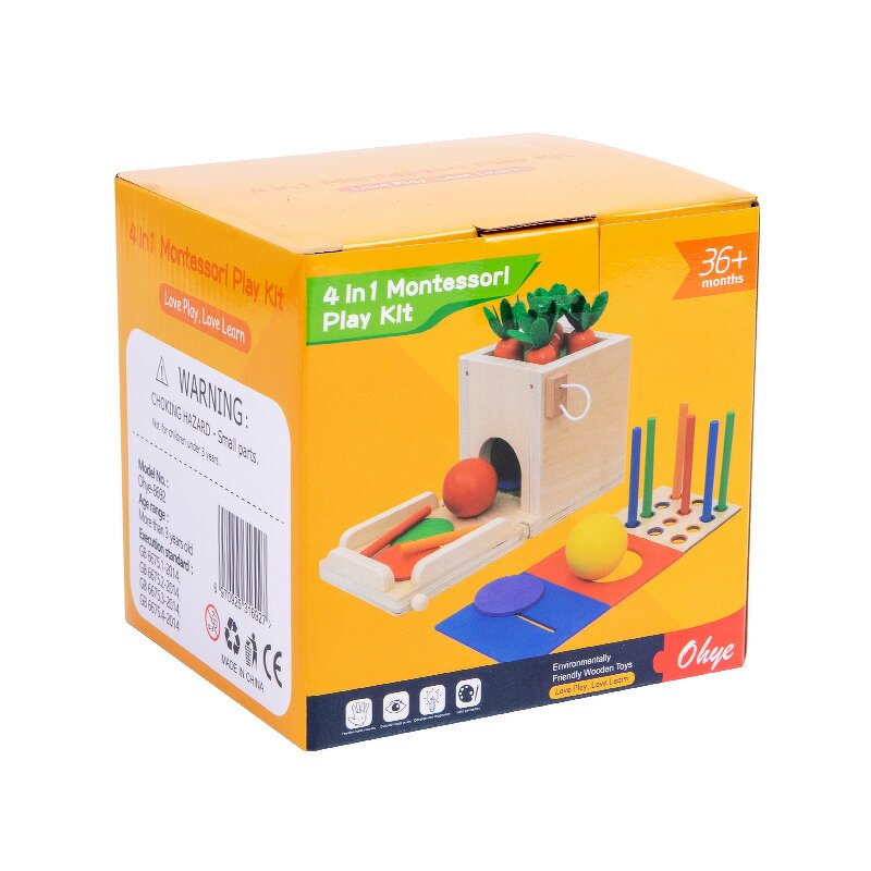 Montessori Toys Factory - OEM 4-in-1 Coin Box Matching