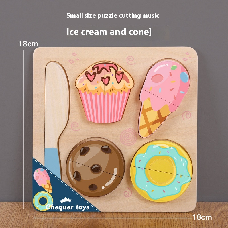 Educational Toys Factory - OEM Wooden Fruits Vegetables Cutting