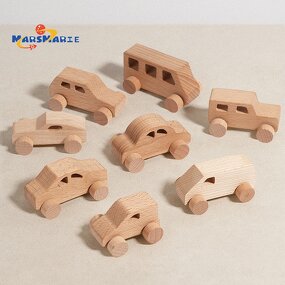 Wooden Toys Factory - OEM Solid Wood Handcart Push Train