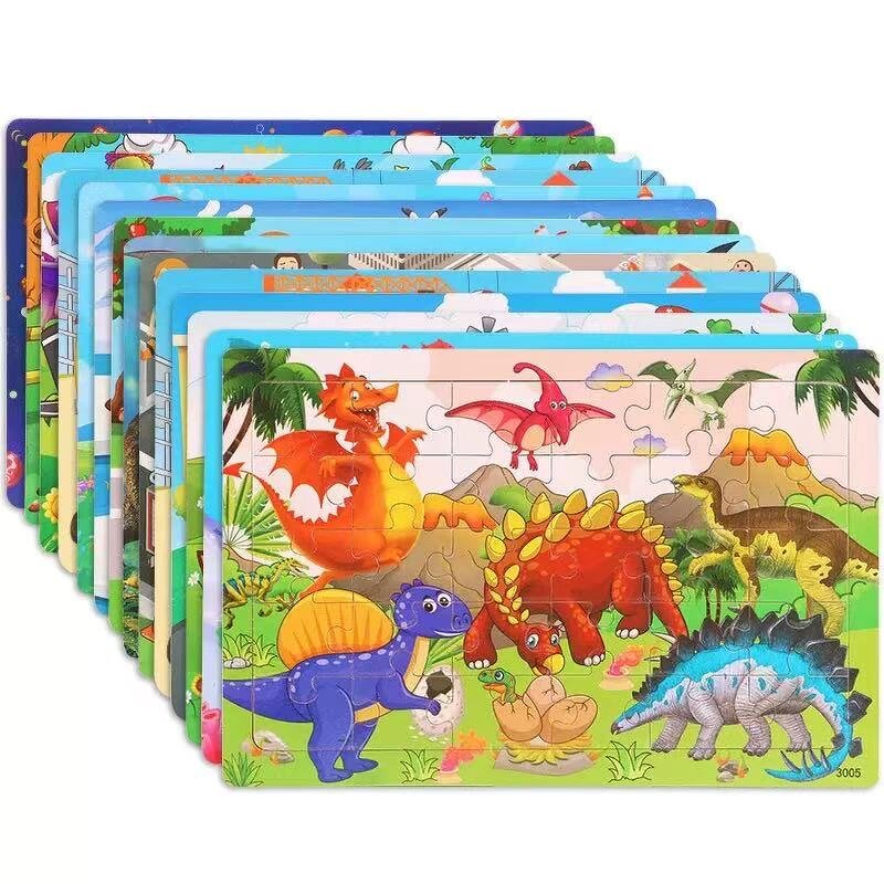 Wooden Puzzle Factory - OEM 30-Piece Dinosaur for Kids