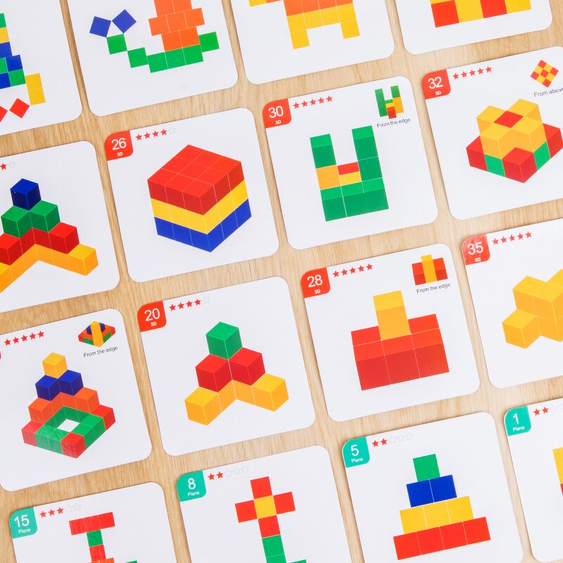 Wooden Blocks Factory - OEM Color Matching 50 Pieces