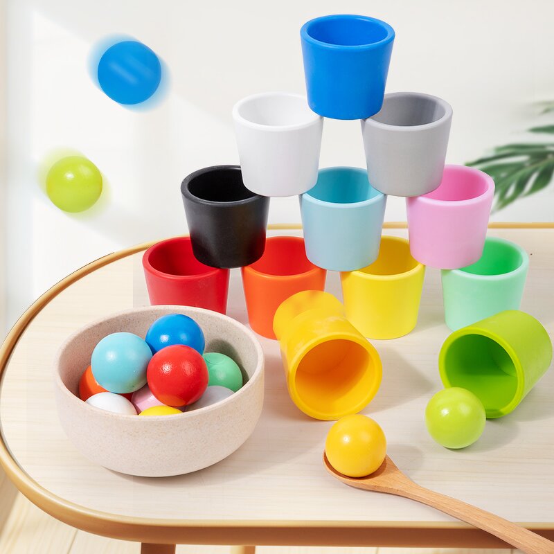 Montessori Toys Factory - OEM Ball and Cup Sorting Game