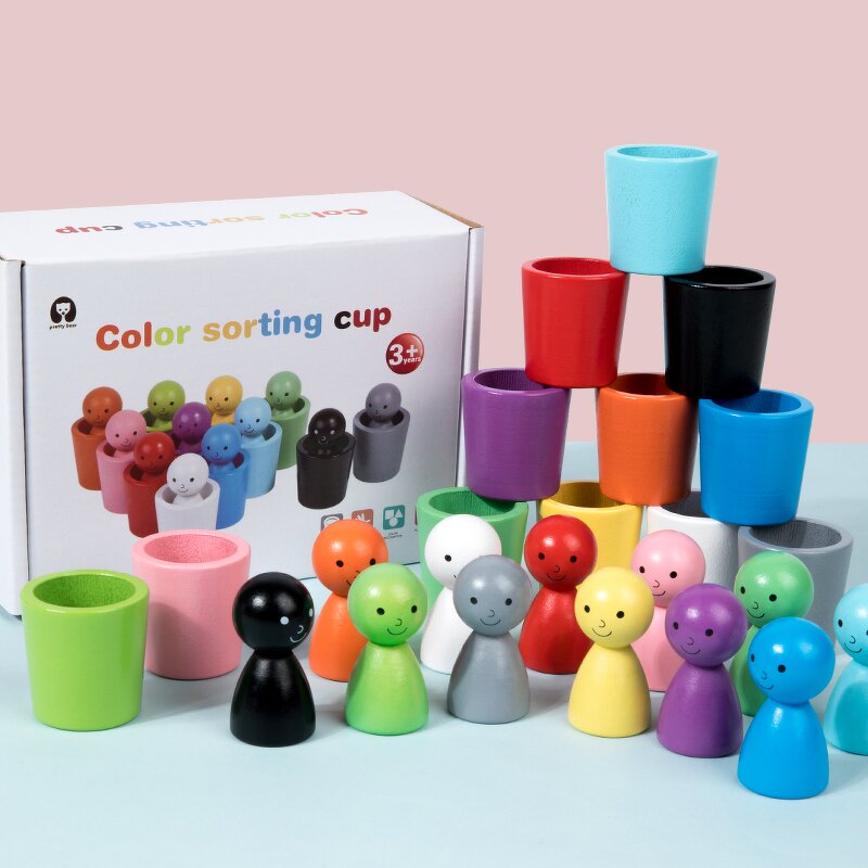 Educational Toys Factory - OEM Twelve Person Color Sorting Cup