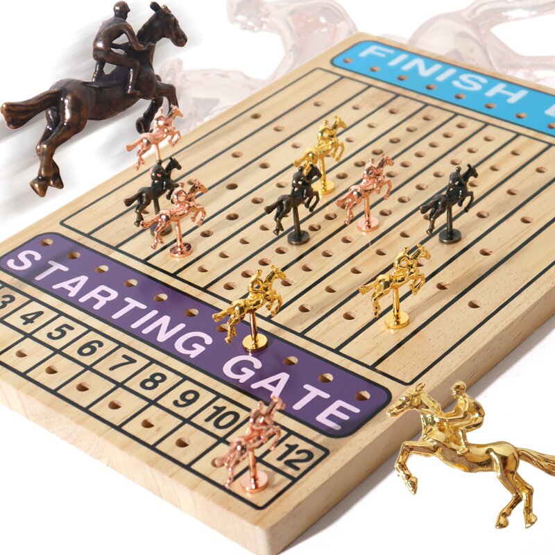 Wooden Games Factory - OEM Horse Racing Chess Set