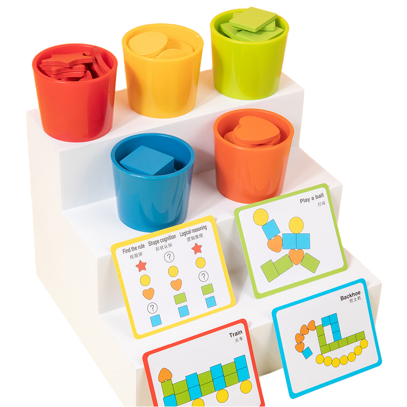 Educational Toys Factory - OEM Shape Color Classification Cup