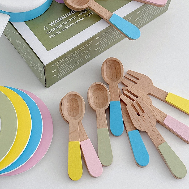 Wooden Toys Factory - OEM Scandinavian Tableware Set