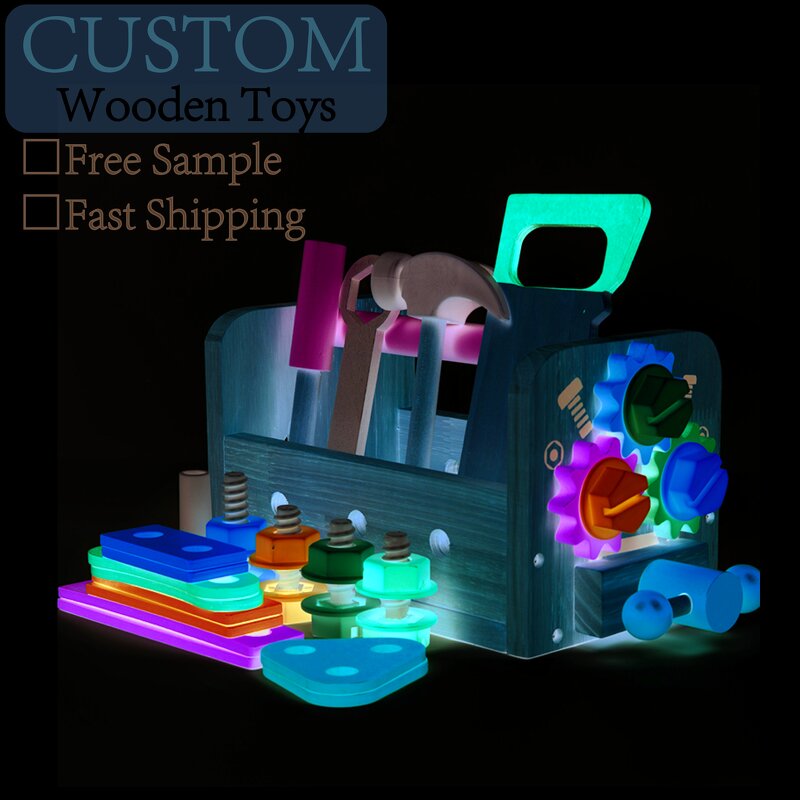 Wooden Tools Set Factory - OEM Toddler DIY Stickers