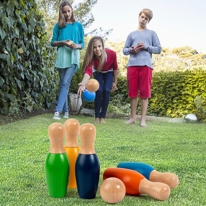 Wooden Bowling Factory - OEM Sports Toys Family Game