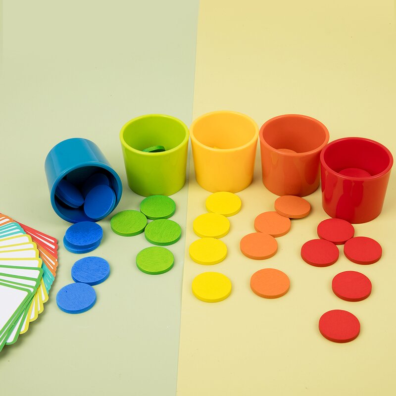 Montessori Toys Factory - OEM Shape Color Classification Cup