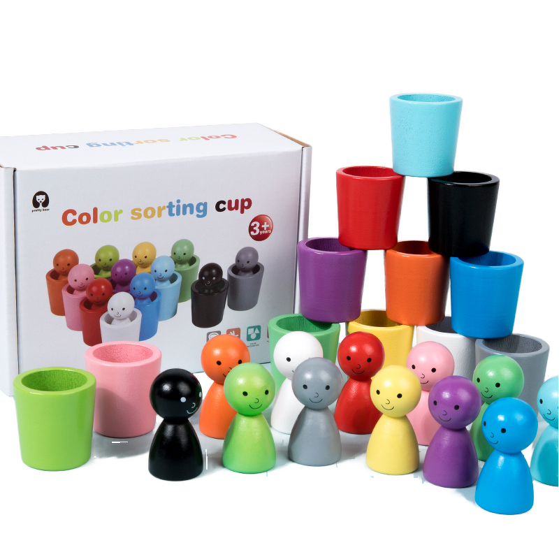 Educational Toys Factory - OEM Twelve Person Color Sorting Cup