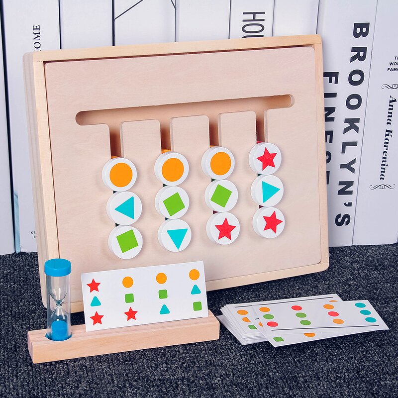 Educational Toys Factory - OEM Shape Matching Four Color Board