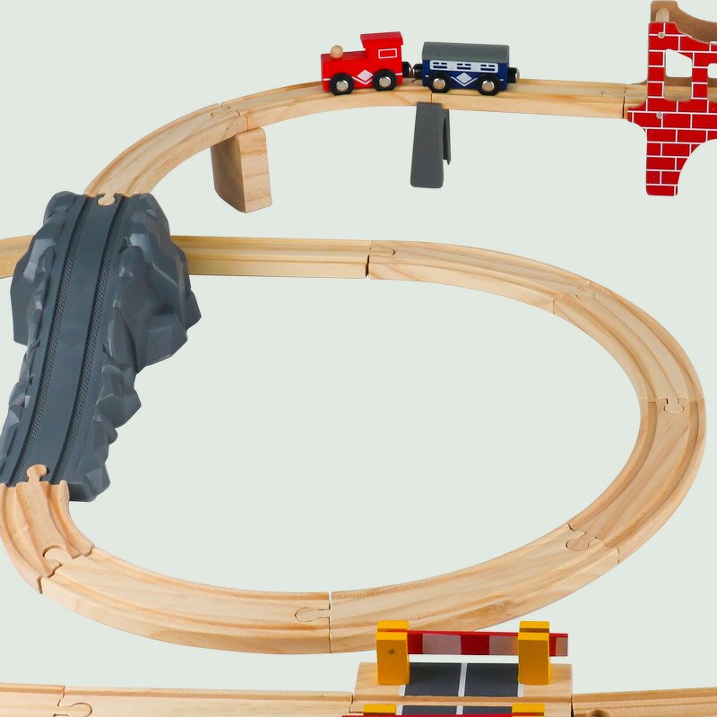Wooden Train Set Factory - OEM Expandable Changeable