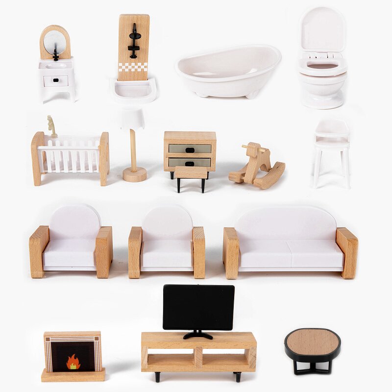 Dollhouse Factory - OEM Wooden Play House for Pretend