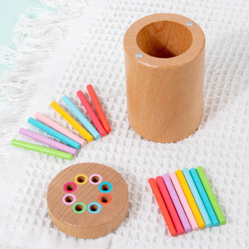 Wooden Toys Factory - OEM Color Matching Stick Tube for Kids