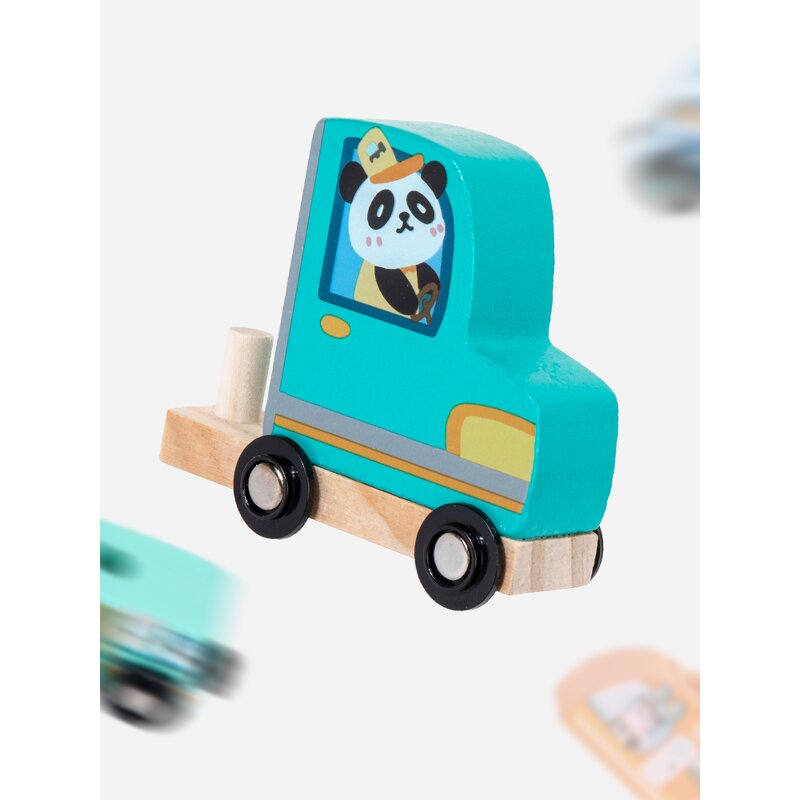 Wooden Toys Factory - OEM Car Animal Color Matching Game