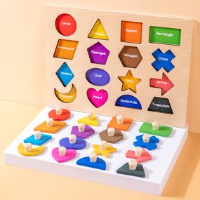Montessori Toys Factory - OEM Hand Scratching Geometry Board