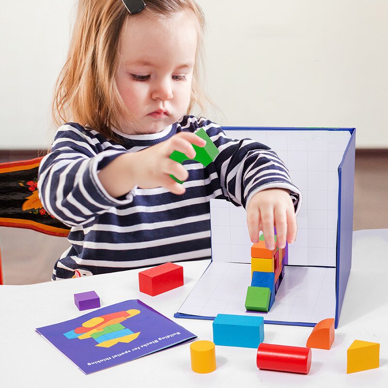 Montessori Toys Factory - OEM Wooden Shape Blocks Gift