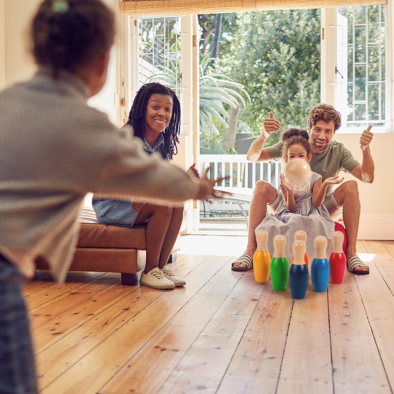 Wooden Bowling Factory - OEM Sports Toys Family Game