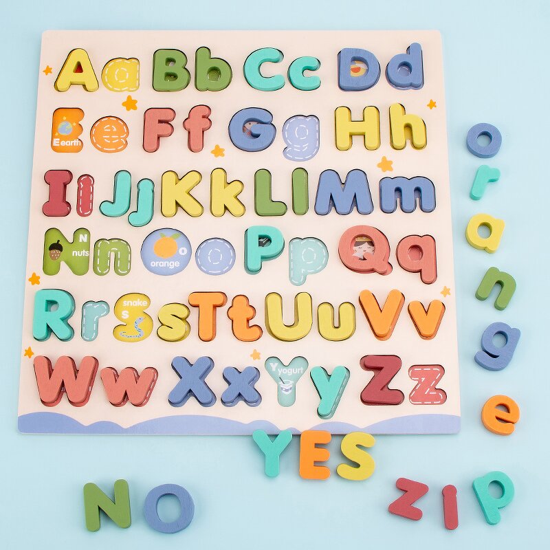 Educational Puzzles Factory - OEM 3D Letter Wood Jigsaw