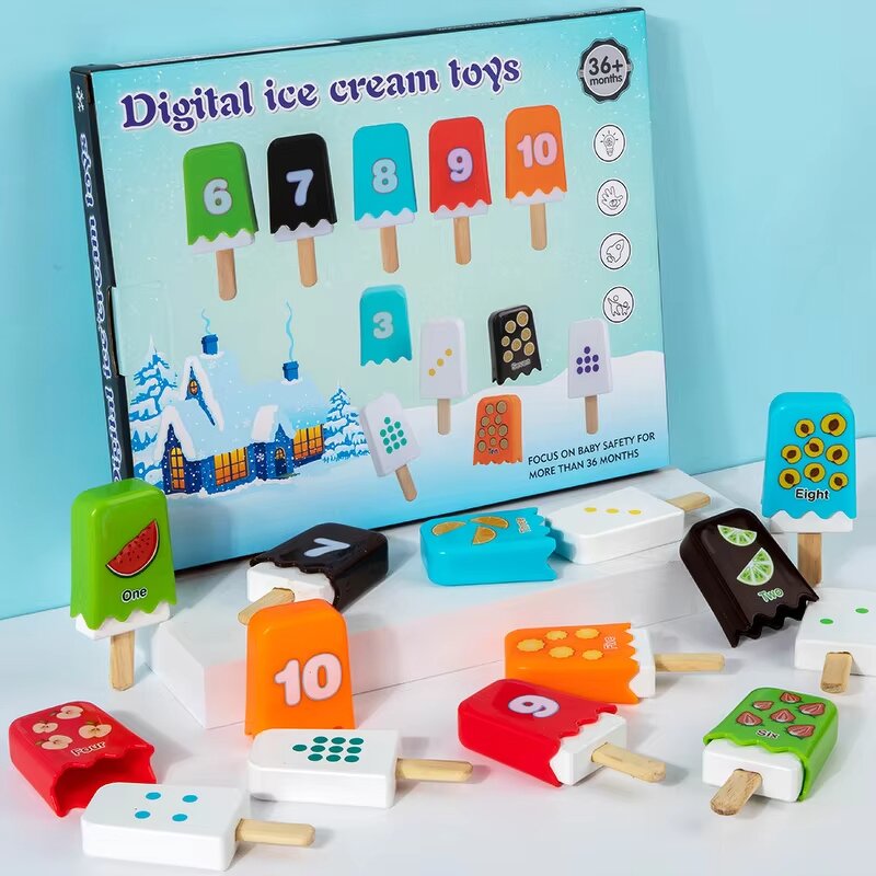 Montessori Toys Factory - OEM Ice Cream Number Toy