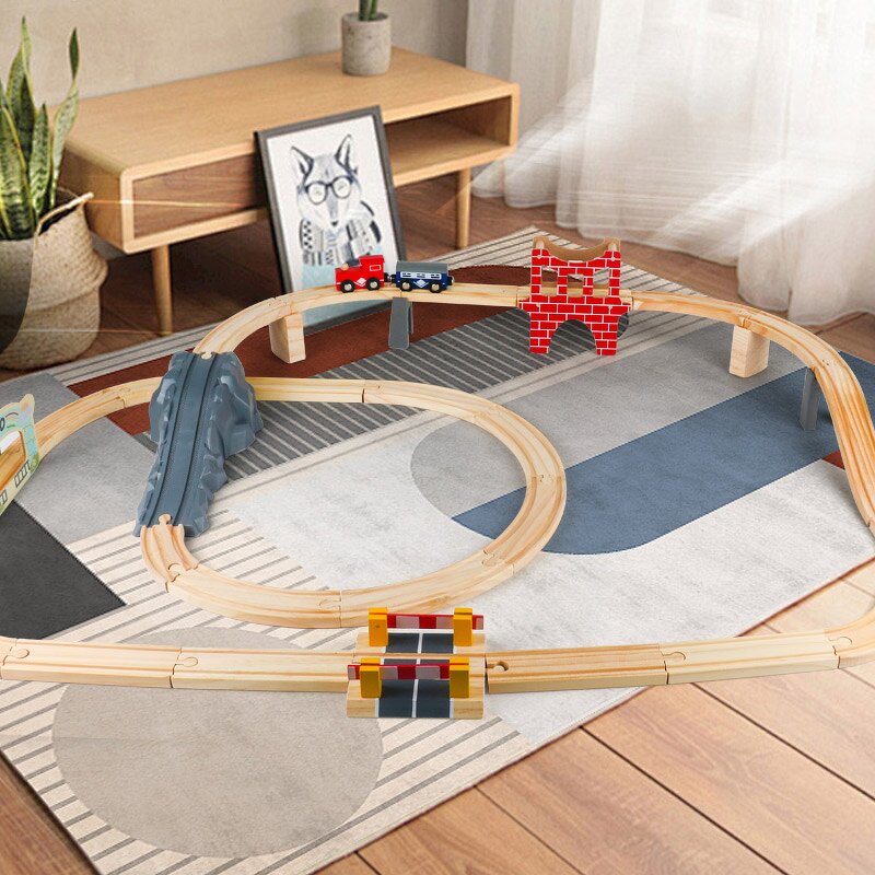 Wooden Train Set Factory - OEM Expandable Changeable