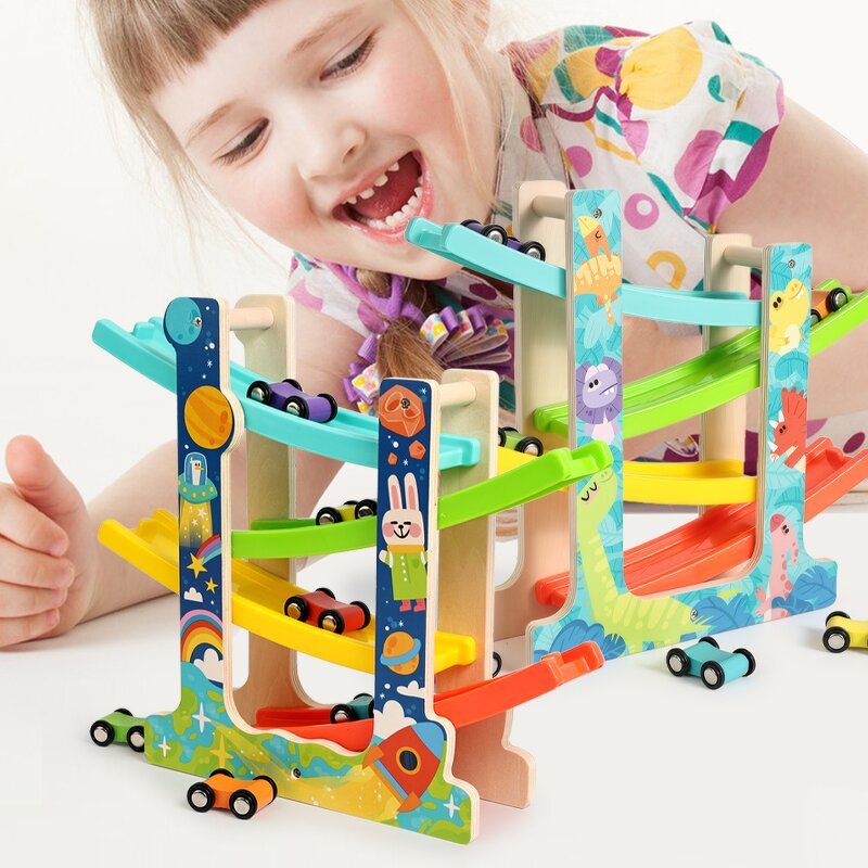 Educational Toys Factory - OEM Animal Gliding Rail Car