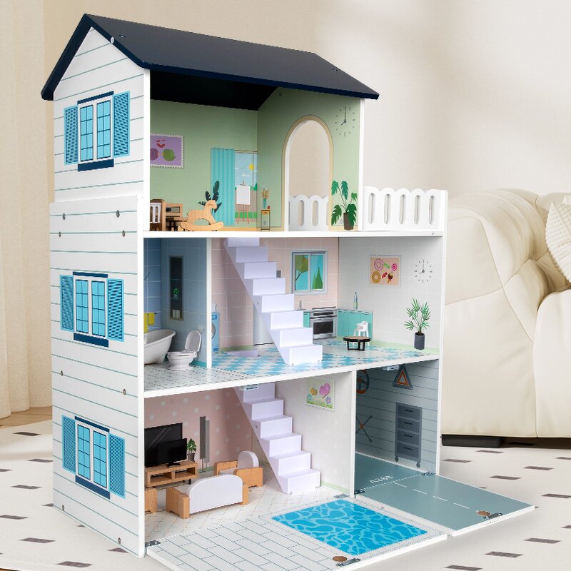 Dollhouse Factory - OEM Wooden Play House for Pretend