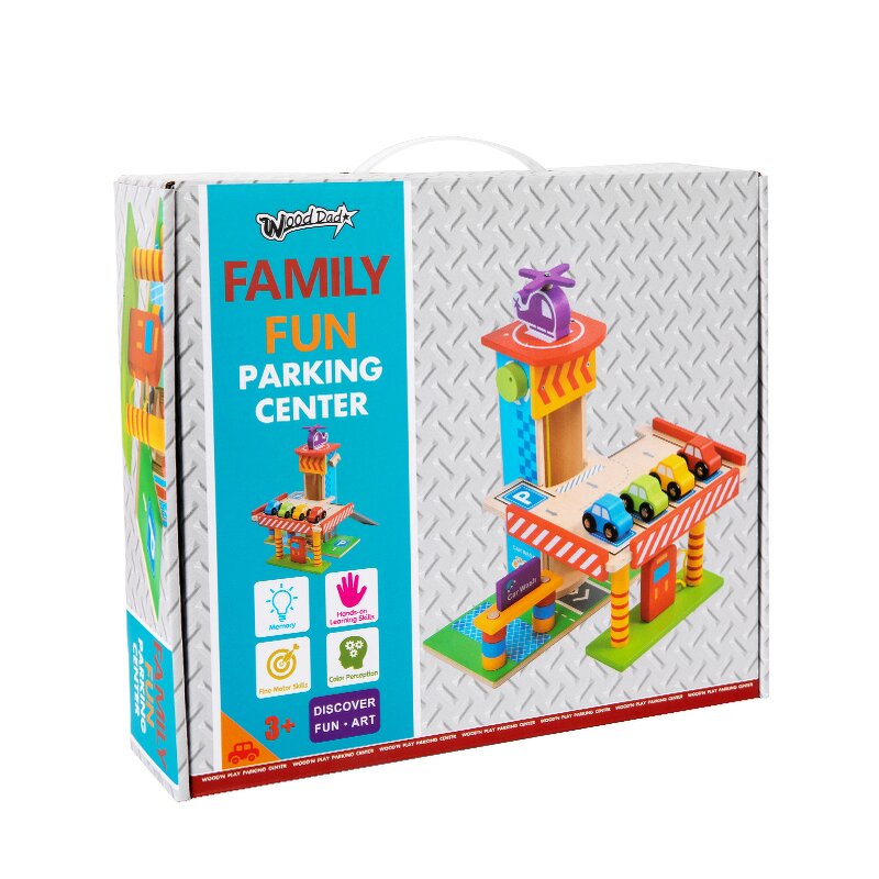 Wooden Toys Factory - OEM Car Garages Parking Lot Game