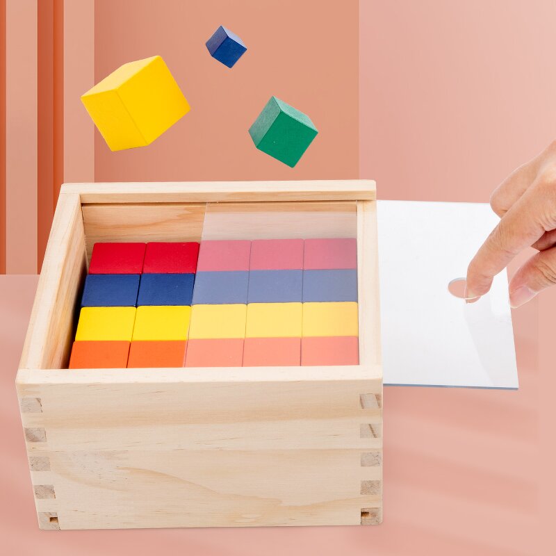 Wooden Blocks Factory - OEM Color Matching 50 Pieces