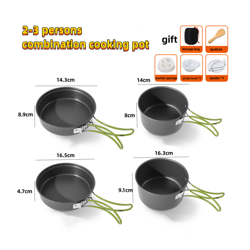 Camping Cookware Factory - OEM 2-3 Persons Aluminum