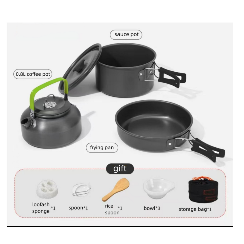 Camping Cookware Factory - OEM 2-3 People Saucepot