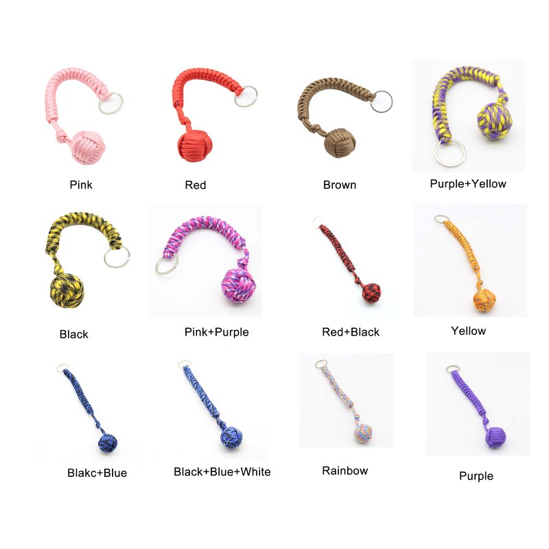 Tactical Keychain Factory - OEM Polyester Monkey Fist