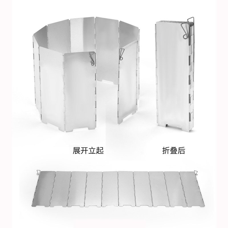 Camping Windscreen Factory - OEM 10 Plates Folding