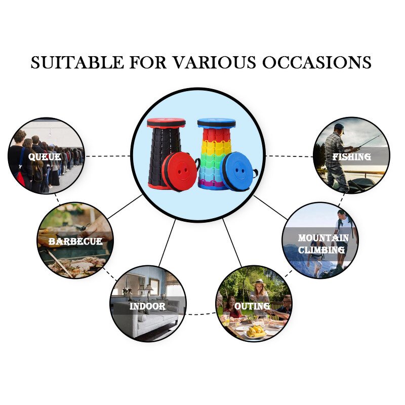 Folding Stool Factory - OEM Lightweight Round Portable