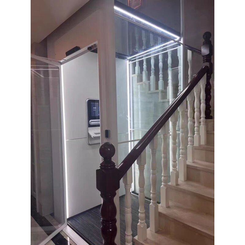 Residential Lift Factory - OEM 3-Floor Glass Cabin