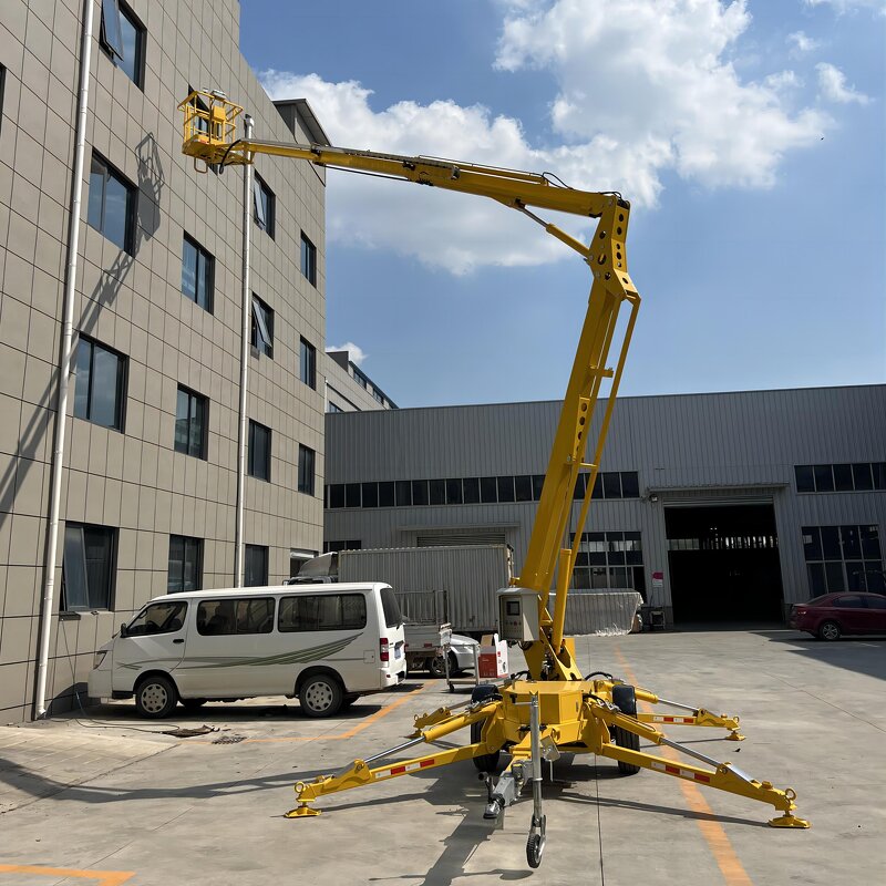 Towable Boom Lift Factory - OEM 12m 200kg Trailer
