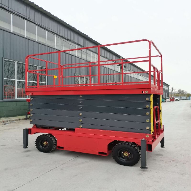 Off-road Scissor Lift Factory - OEM 6m-14m Full Electric