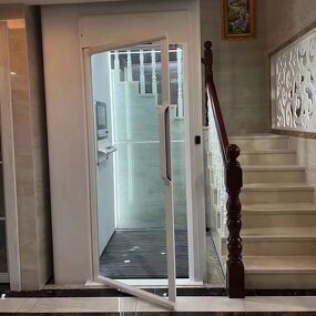 Home Elevator Factory - OEM Sleek Glass Cabin Residential