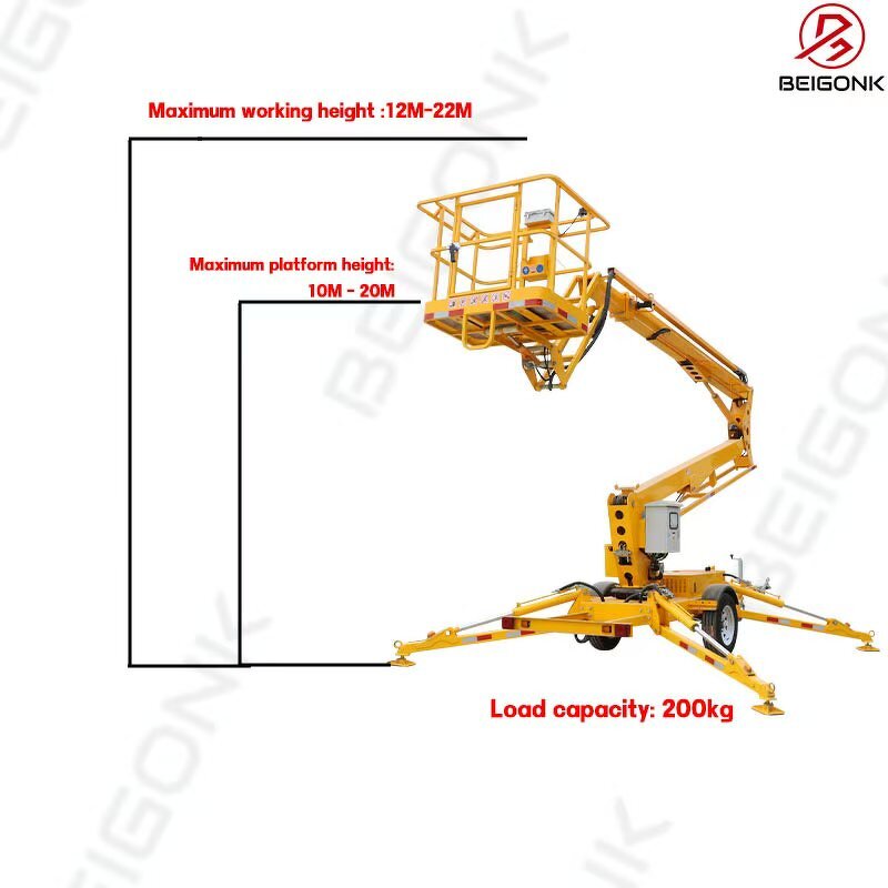 Cherry Picker Factory - OEM Trailer Mounted Boom Lift