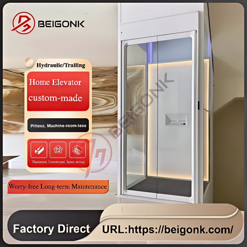 Home Elevator Factory - OEM Sleek Glass Cabin Residential